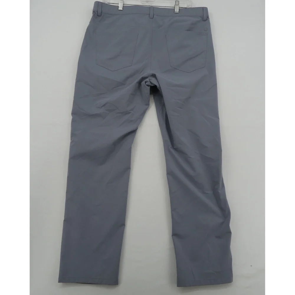 Fair Harbor Men Grey Recycled Polyester Performance Pants‎ W34 L30 V103413